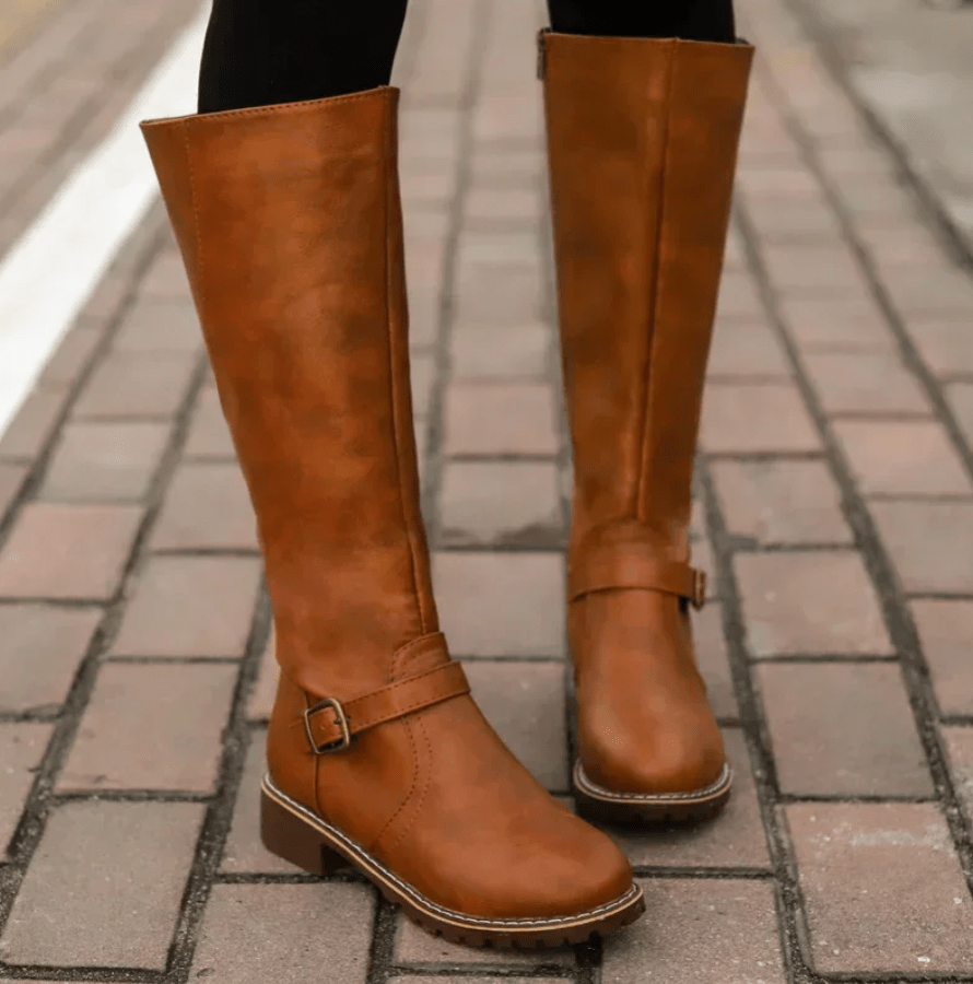 Full view of women's stylish ankle boots with gel insole, comfort footbed, and versatile design.