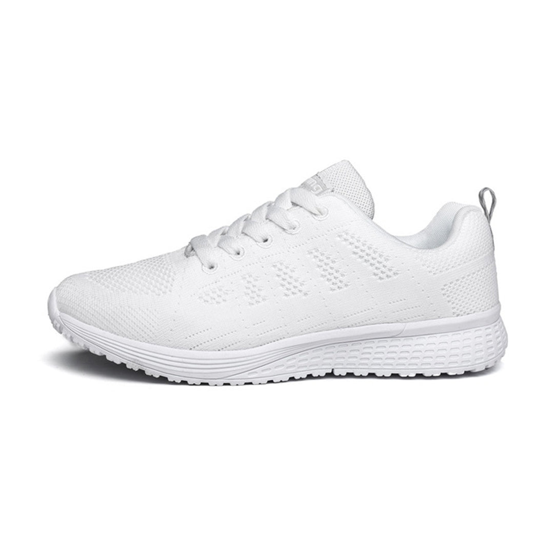 Women's supportive comfort sneakers with adjustable hook-and-loop straps, ergonomic design, and cushioned arch support.