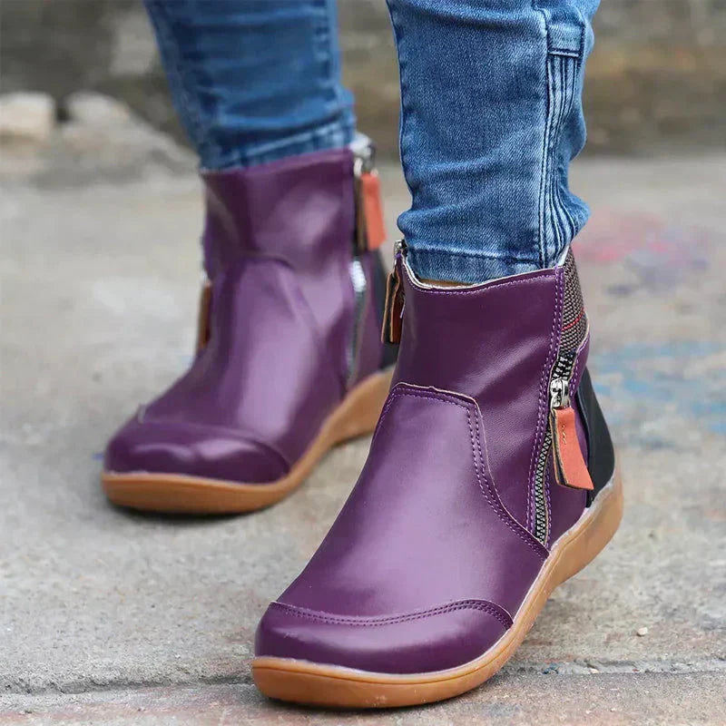 Casual women's orthopedic ankle boots, perfect supportive footwear for daily relief.