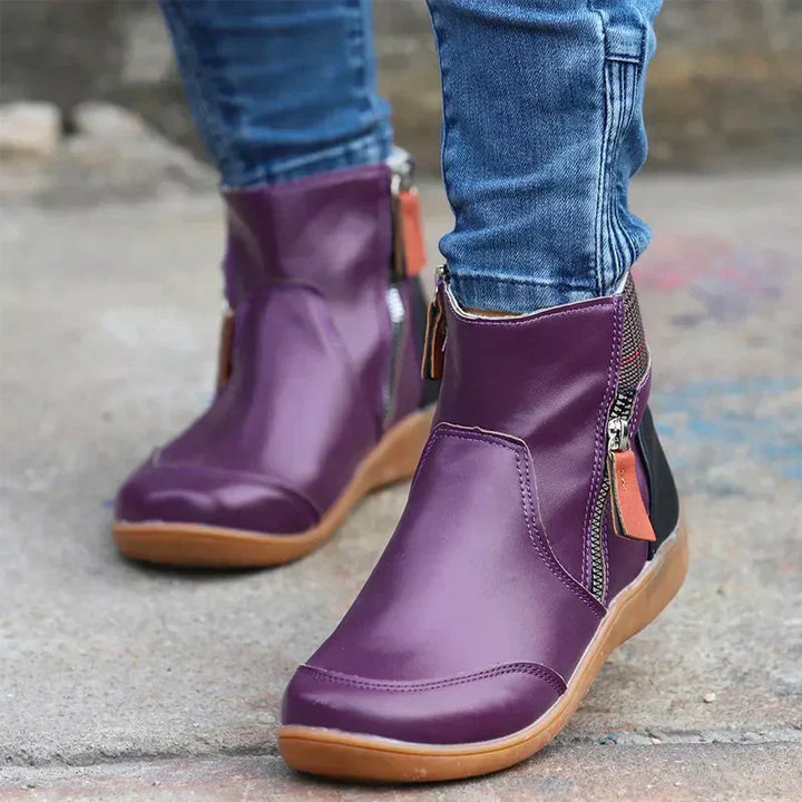 Casual women's orthopedic ankle boots, perfect supportive footwear for daily relief.