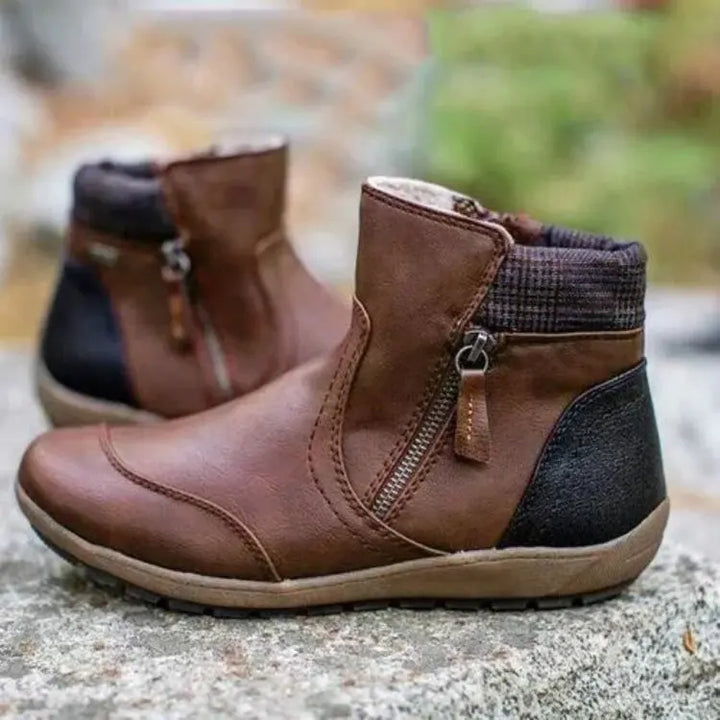 Supportive women's ankle boots, designed with orthopedic features for ultimate comfort.