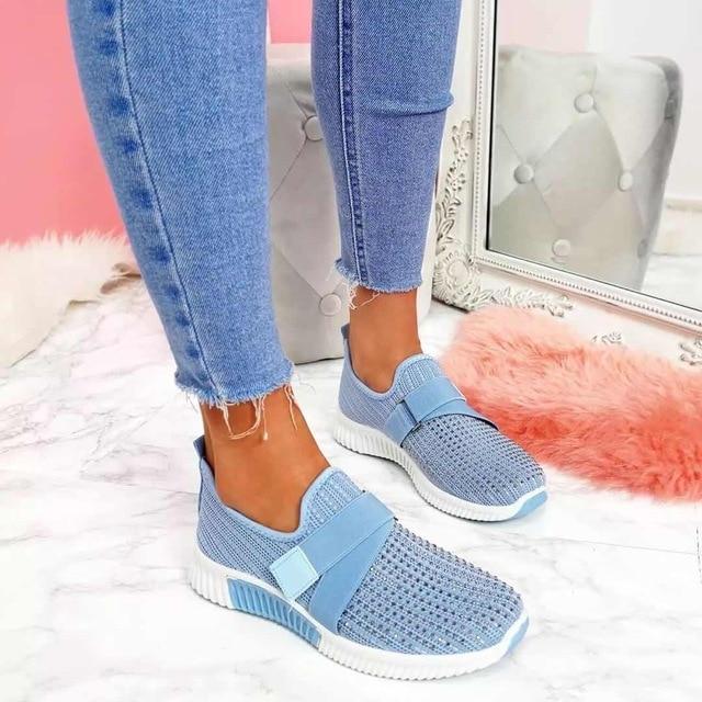 Supportive slip-on sneakers for women, designed for active lifestyles, easy on/off and all-day comfort.