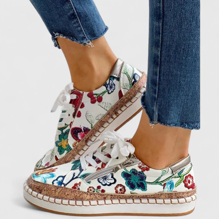 Supportive women's slip-on walking shoes designed for all-day comfort, flexibility, and stable everyday wear.
