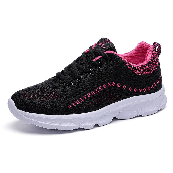 Comfortable women's walking shoes featuring a breathable mesh upper and excellent arch support for all-day comfort.
