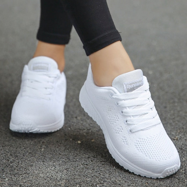 Orthopedic women's walking sneakers with superior arch support for daily wear & pain relief.