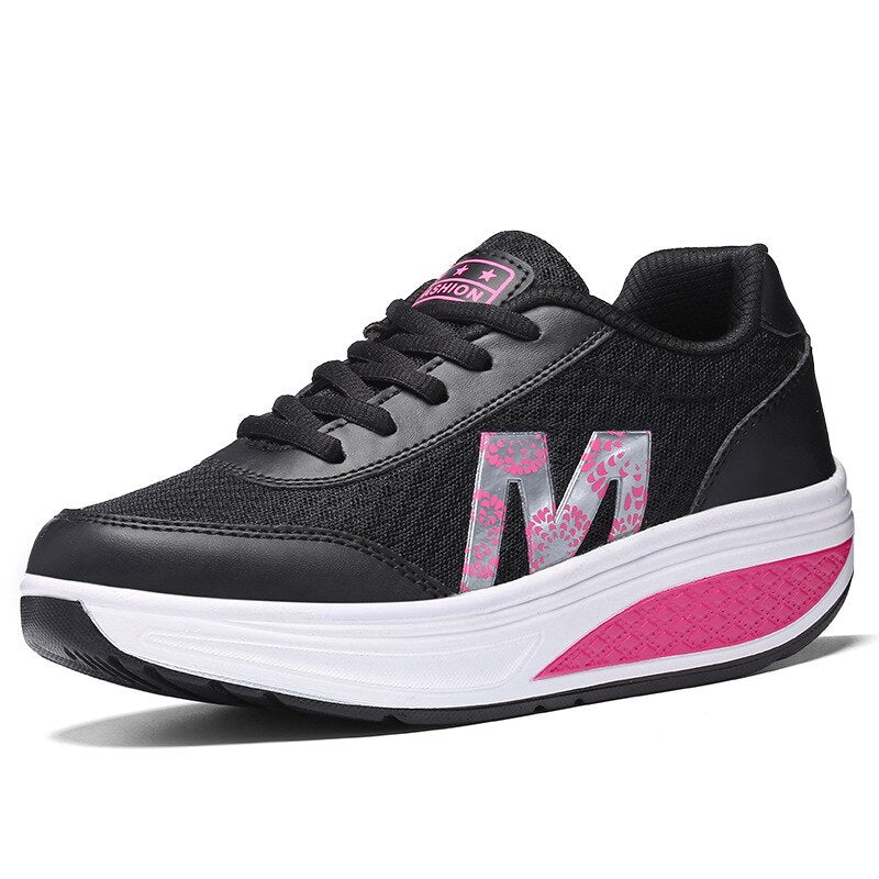Women's supportive walking sneakers for breathable comfort and active wear.