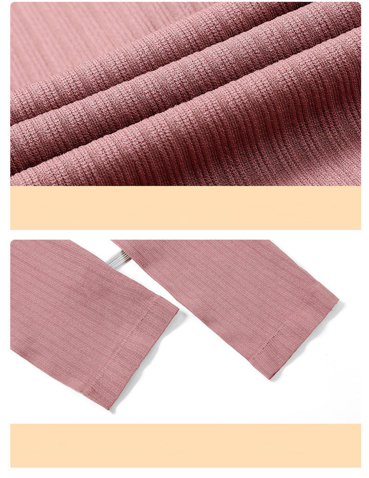 Body-shaping women's thermal base layer, perfect for winter warmth & comfort.