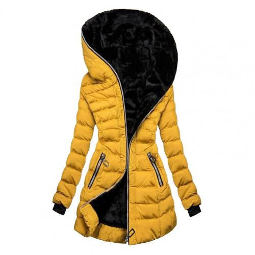 Stylish women's winter jacket, ultra-warm and fashionable, offering chic protection from cold weather.