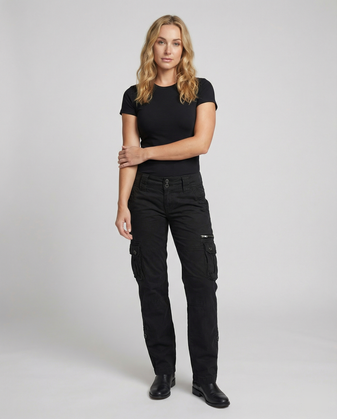 Women's Versatile Cargo Adventure Pants, ideal for outdoor activities & travel.
