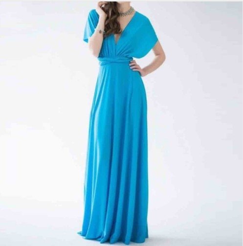 Women's elegant party maxi dress, long and adaptable for celebrations & formal gatherings.