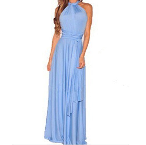 Chic adaptable maxi dress for women, ideal for formal and party occasions, elegant style.