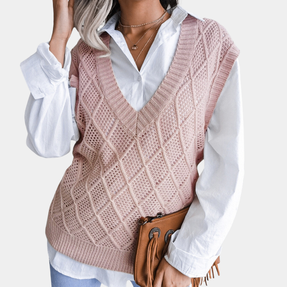 Trendy Angeza women's long sleeve pullover sweater. Comfortable & stylish for fall/winter fashion and layering.