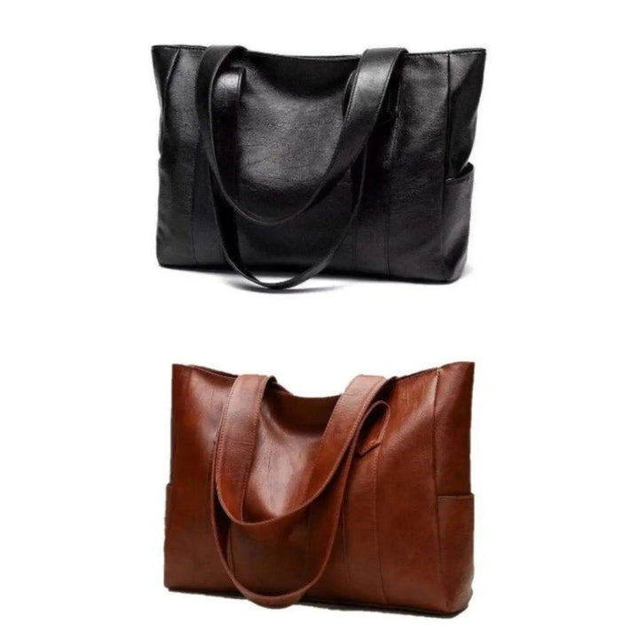 Versatile women's vintage tote bag. Elegant shoulder handbag, a classic fashion accessory.