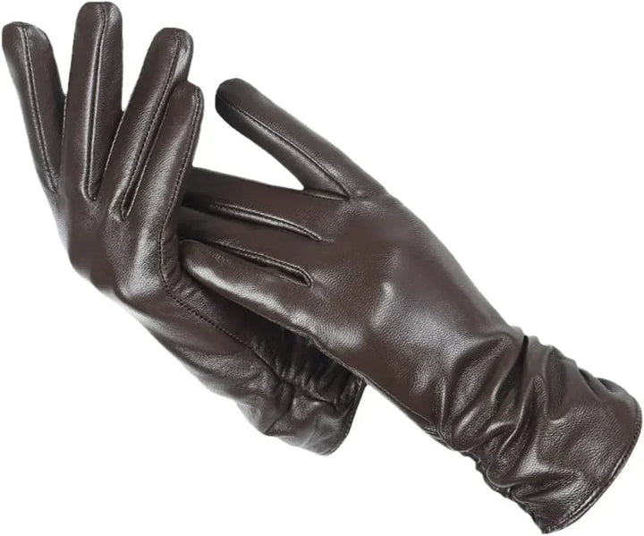 Warm fashion gloves for women, keeping hands protected and stylish in cold winter weather.