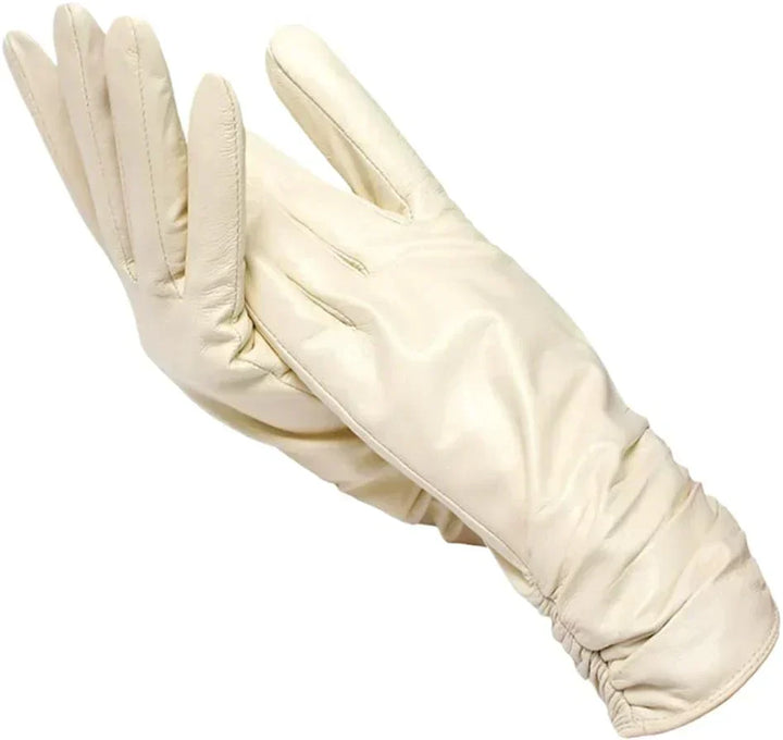 Stylish warm accessories for women, chic winter gloves perfect for cold weather fashion.