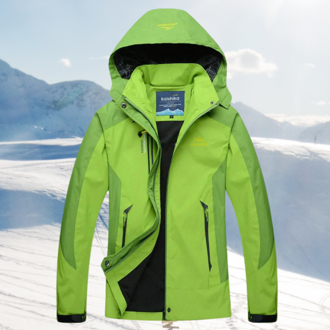 Breathable women's rain jacket, a waterproof shell for outdoor adventures. Ideal lightweight activewear & hiking gear.