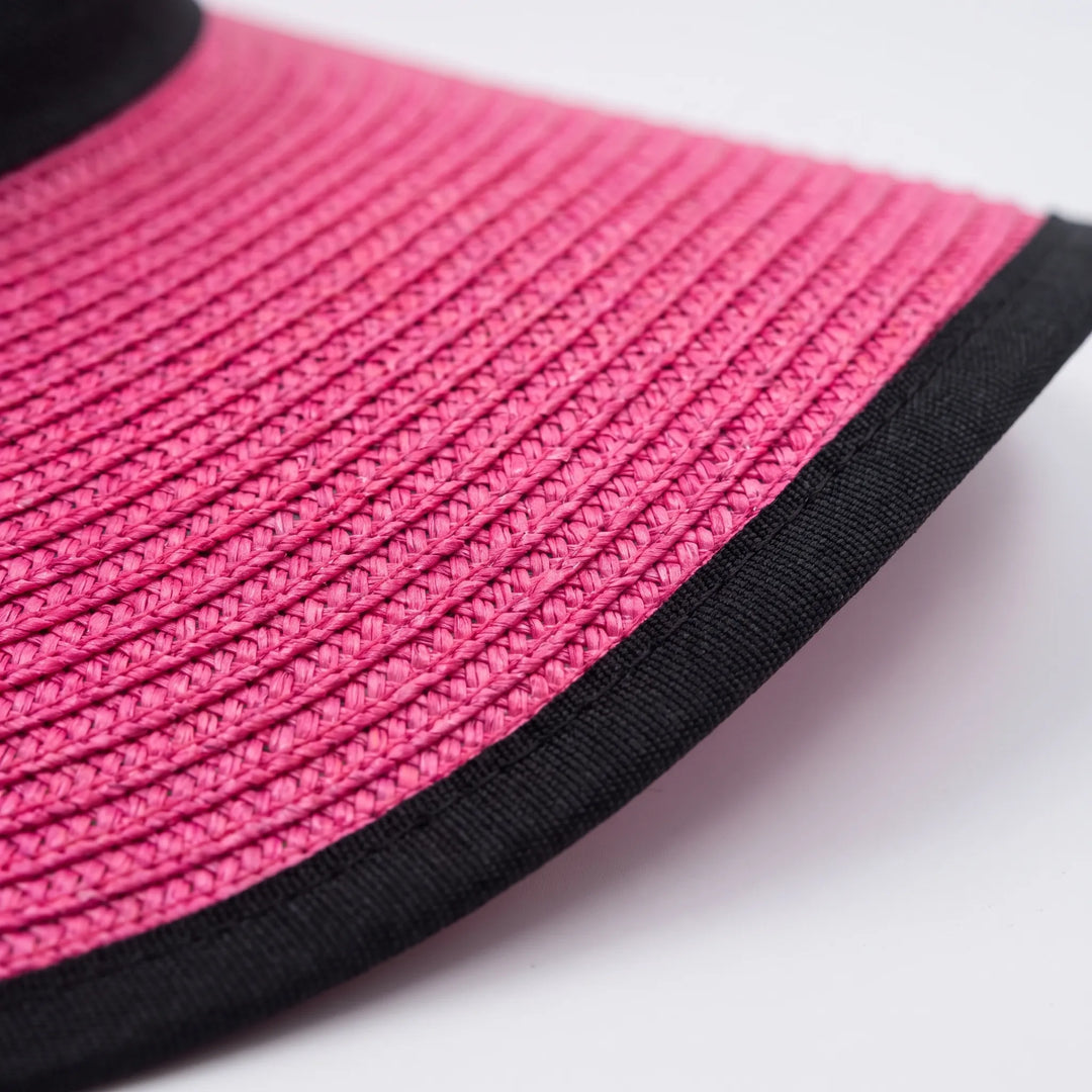 Stylish wide brim floppy sun hat for women. Offers excellent sun protection, ideal for summer & travel.