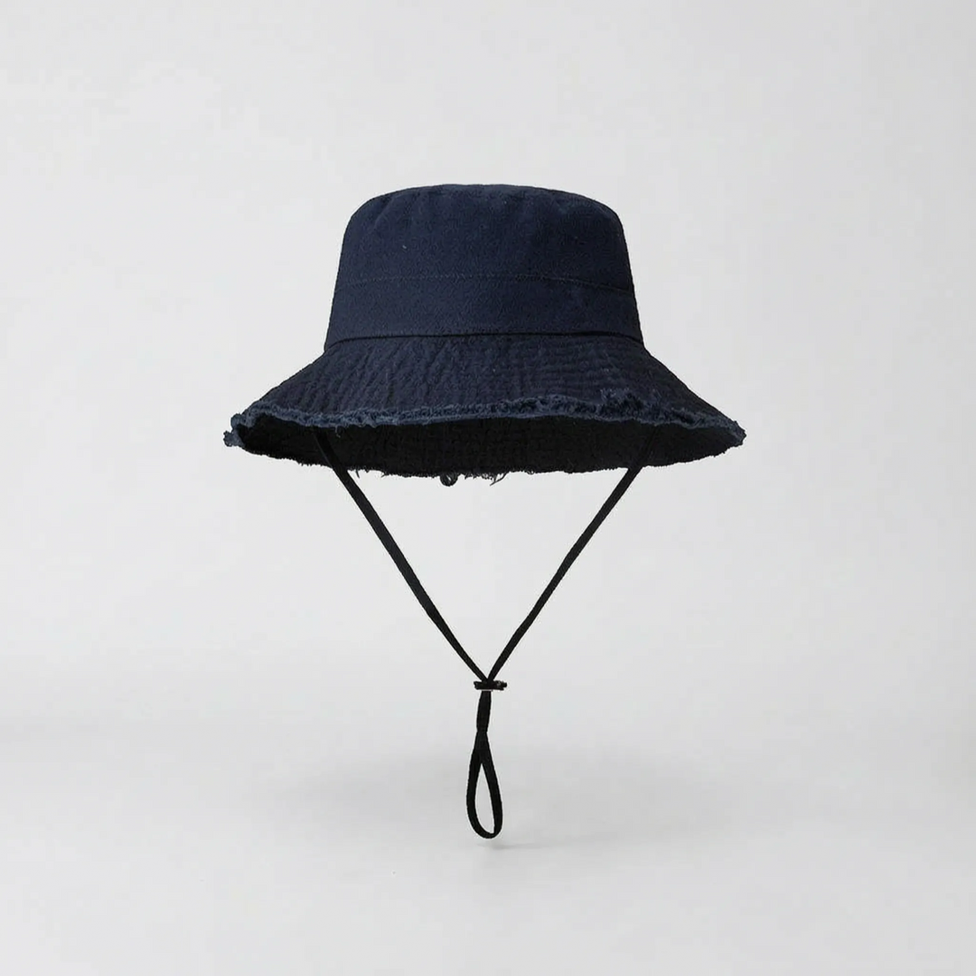 Essential women's wide brim bucket hat, offering versatile sun protection for all your outdoor needs.