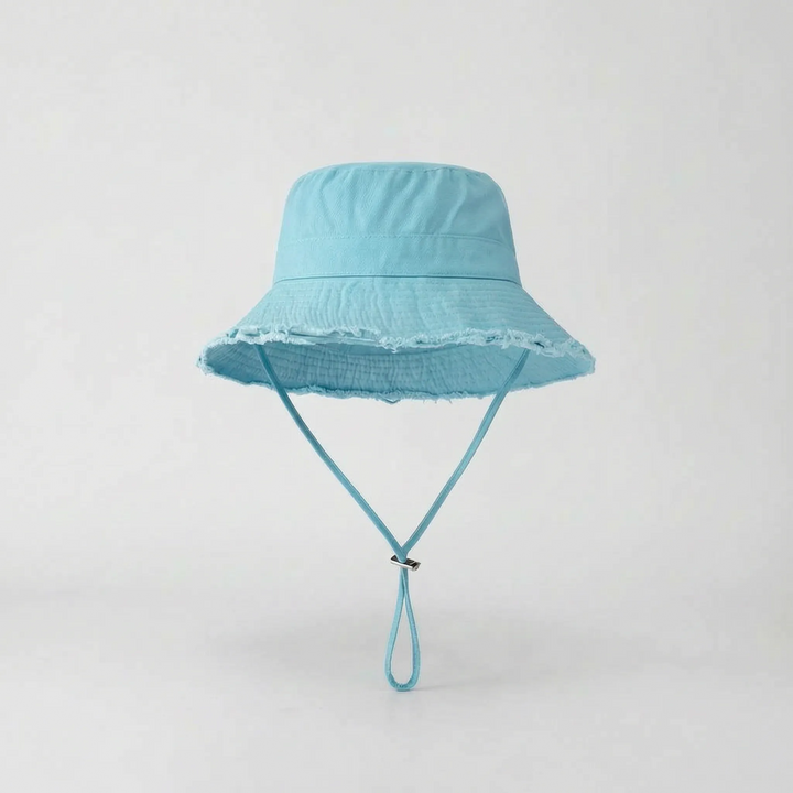 Travel-friendly wide brim sun hat for women, easy to pack for any sunny destination.