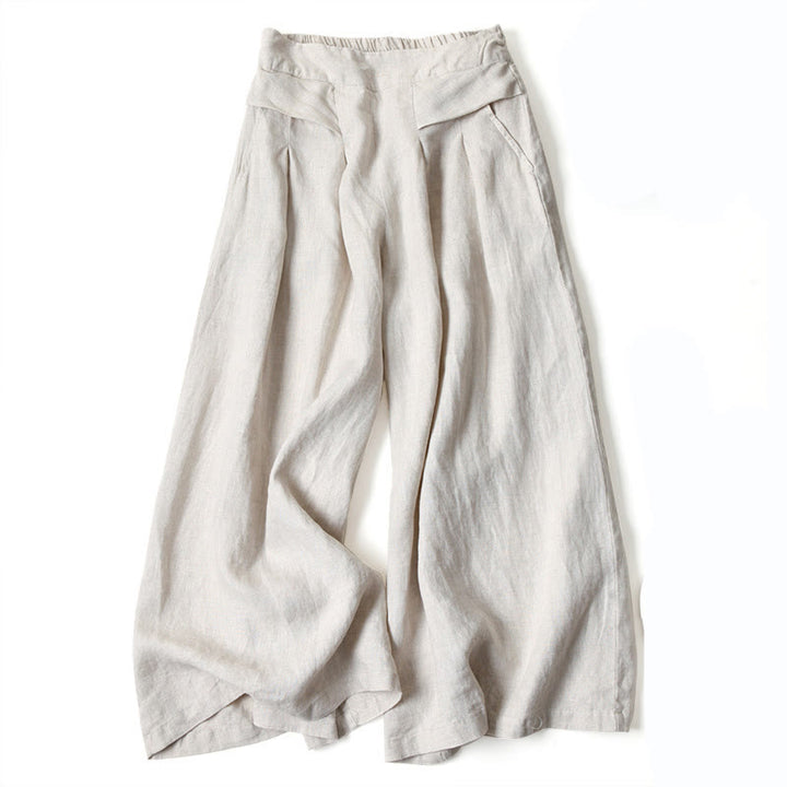 Casual wide-leg pants for women, high waist, easy to wear for ultimate comfort.