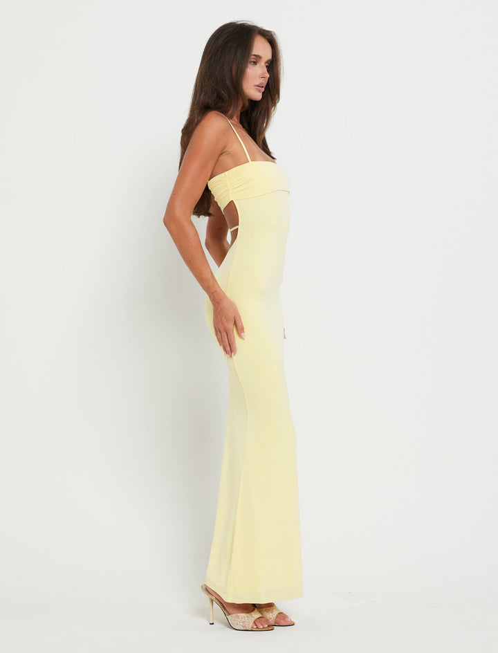 Stunning backless maxi dress for women, perfect as a formal evening gown.