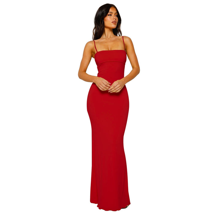 Zest Hour strapless backless gown, a women's formal maxi dress for special events.