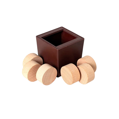 Handcrafted wooden 3D puzzle, a challenging educational toy improving problem-solving & focus