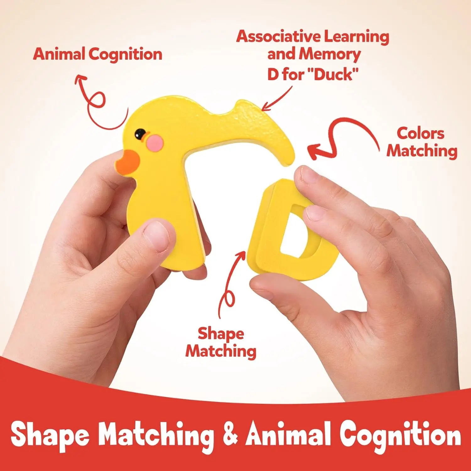 Preschool learning: Complete wooden animal alphabet puzzle, showing all 26 letters and animals