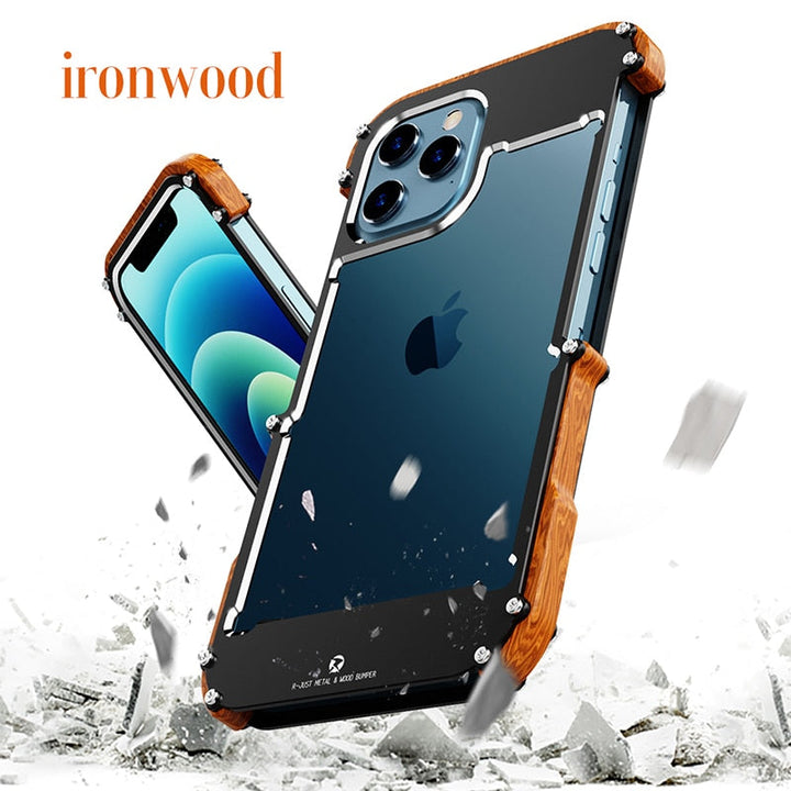 Arbori wooden iPhone case: robust device protection, natural style, and eco-friendly design for your phone.