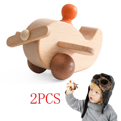 Montessori wooden train toy, an excellent educational resource for fine motor skills and creative play.