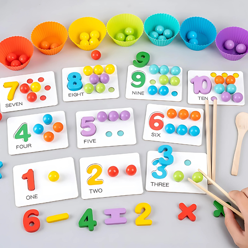 Wooden shape sorting toy for kids, enhancing fine motor skills with colorful blocks, an early learning educational toy
