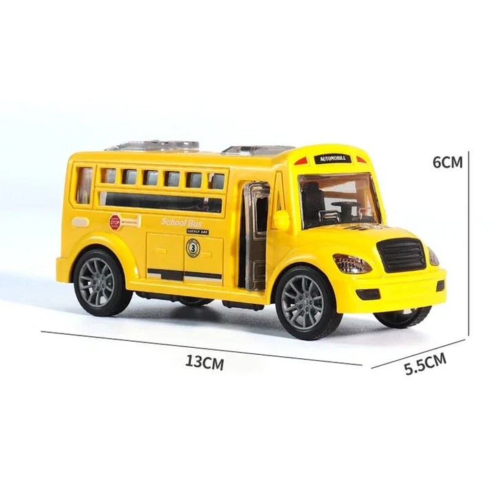 Interactive yellow school bus toy, a durable educational toy for exciting playtime adventures