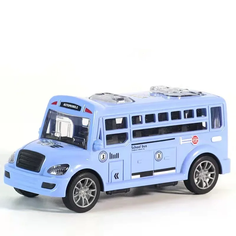 Motor skills development toy: children's school bus car, perfect for engaging, educational play