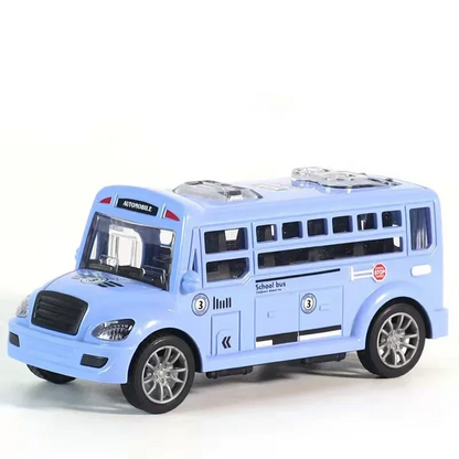 Motor skills development toy: children's school bus car, perfect for engaging, educational play