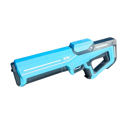 Electric water blaster with long range, suitable for youth and backyard water games.